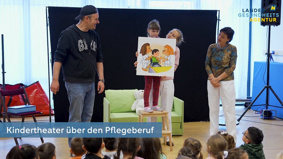 Kindertheater über Pflegeberuf
