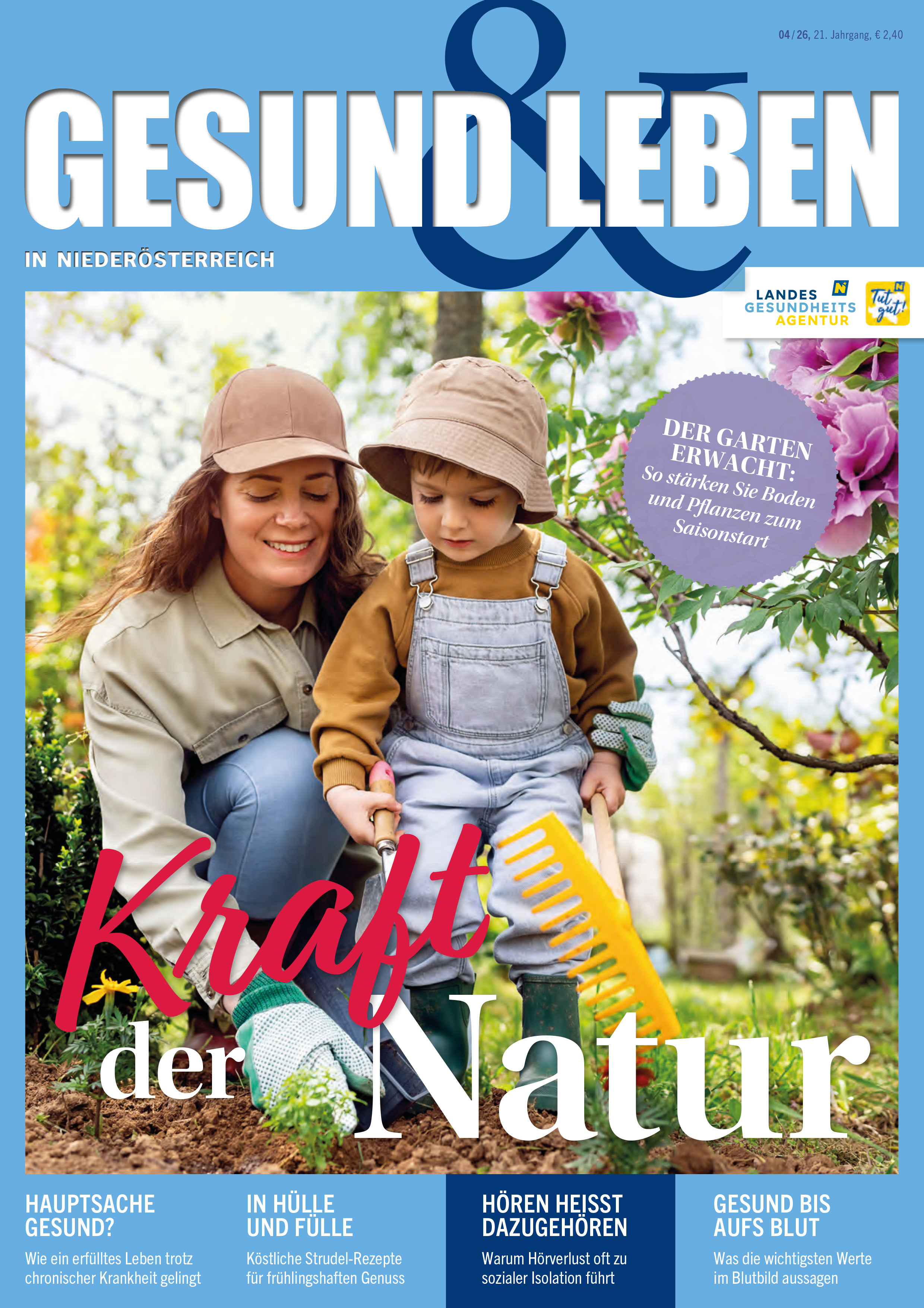 Coverstory über die Kraft der Natur