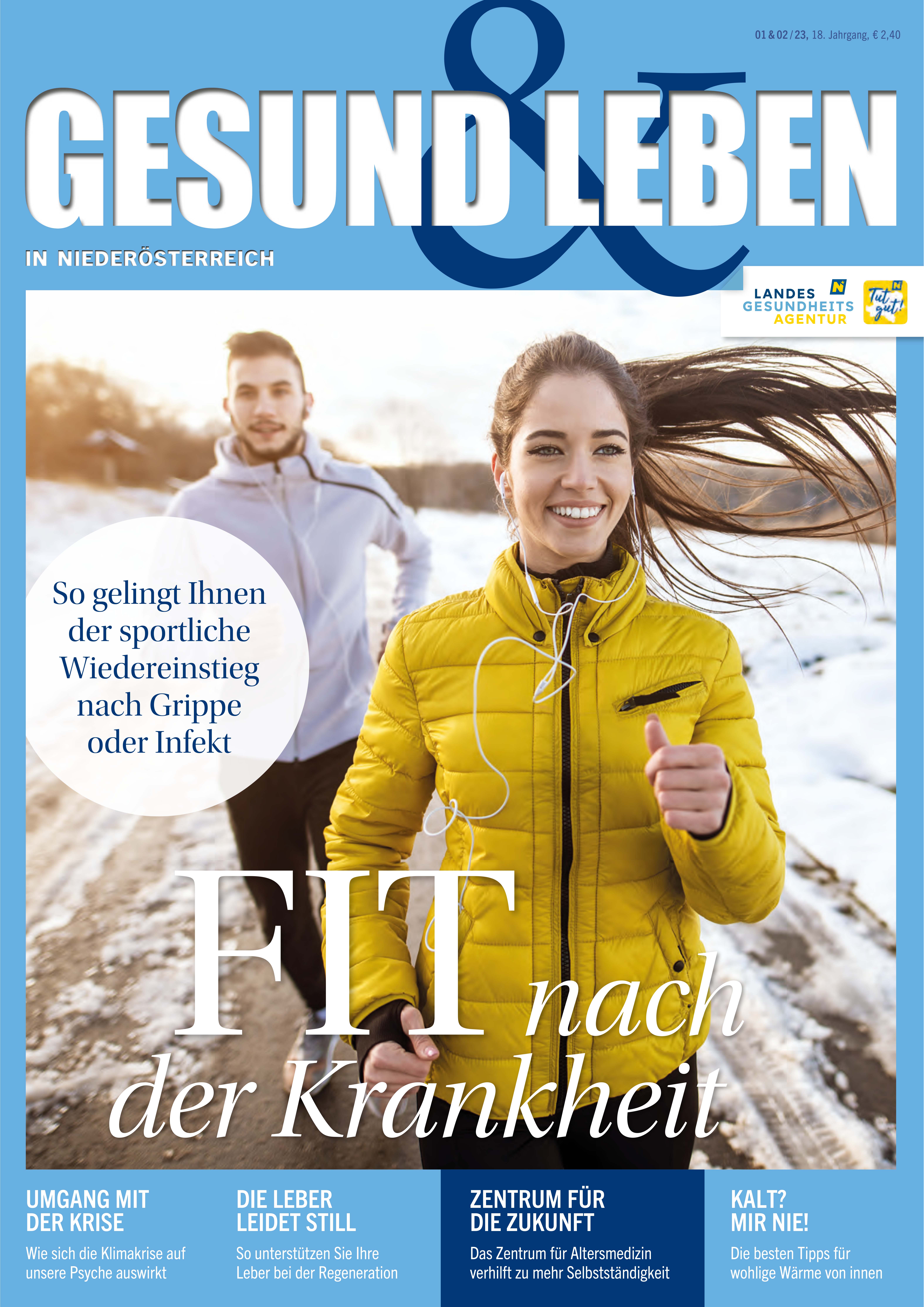 Coverstory unseres Magazins "Gesund & Leben": Wieder fit werden nach einer Krankheit